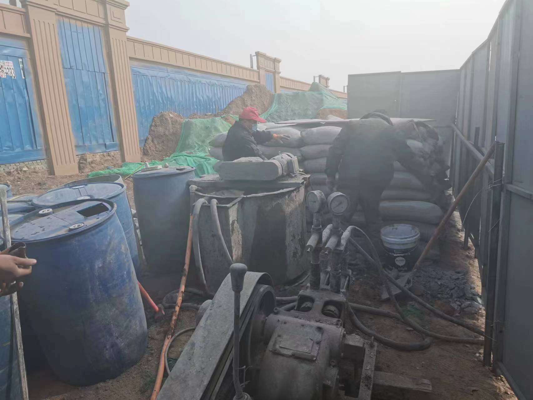 杨林尾镇房屋下沉注浆